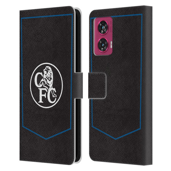 Chelsea Football Club 2025/26 Kit Third Leather Book Wallet Case Cover For Motorola Edge 50 Fusion