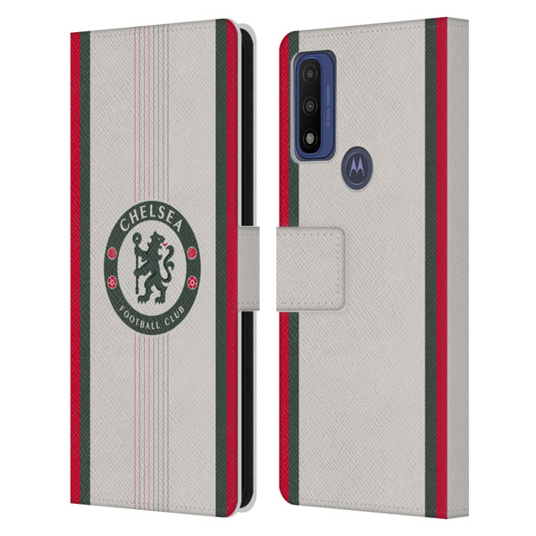 Chelsea Football Club 2025/26 Kit Away Leather Book Wallet Case Cover For Motorola G Pure