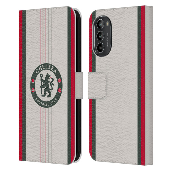 Chelsea Football Club 2025/26 Kit Away Leather Book Wallet Case Cover For Motorola Moto G82 5G