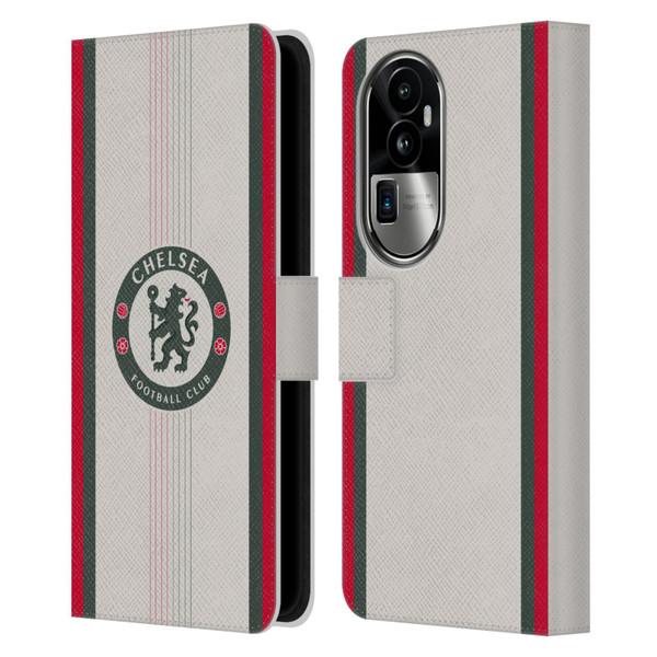 Chelsea Football Club 2025/26 Kit Away Leather Book Wallet Case Cover For OPPO Reno10 Pro+ Chelsea Football Club 2025/26 Kit Away Leather Book Wallet Case Cover For OPPO Reno10 Pro+