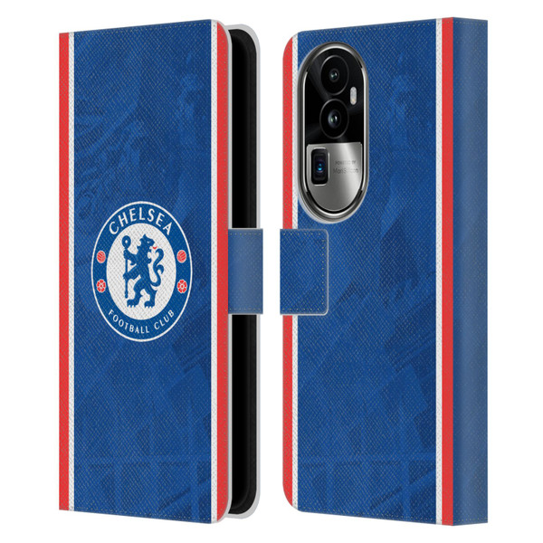 Chelsea Football Club 2025/26 Kit Home Leather Book Wallet Case Cover For OPPO Reno10 Pro+ Chelsea Football Club 2025/26 Kit Home Leather Book Wallet Case Cover For OPPO Reno10 Pro+
