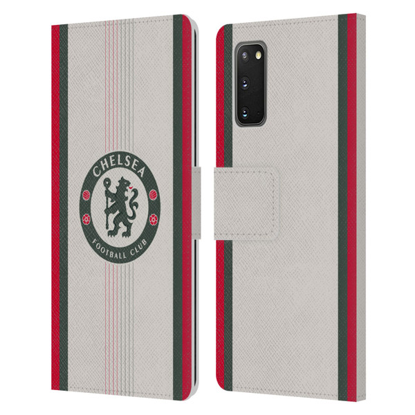 Chelsea Football Club 2025/26 Kit Away Leather Book Wallet Case Cover For Samsung Galaxy S20 / S20 5G Chelsea Football Club 2025/26 Kit Away Leather Book Wallet Case Cover For Samsung Galaxy S20 / S20 5G