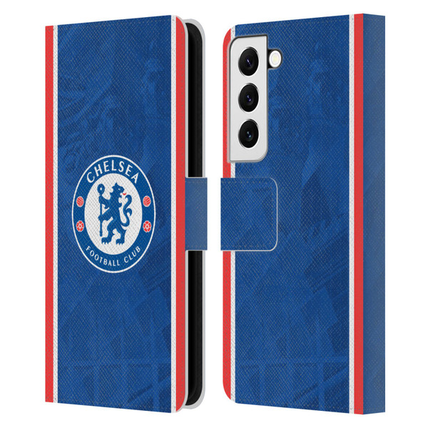 Chelsea Football Club 2025/26 Kit Home Leather Book Wallet Case Cover For Samsung Galaxy S22 5G Chelsea Football Club 2025/26 Kit Home Leather Book Wallet Case Cover For Samsung Galaxy S22 5G