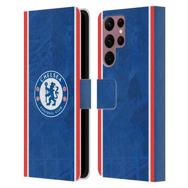 Chelsea Football Club 2025/26 Kit Home Leather Book Wallet Case Cover For Samsung Galaxy S22 Ultra 5G Chelsea Football Club 2025/26 Kit Home Leather Book Wallet Case Cover For Samsung Galaxy S22 Ultra 5G