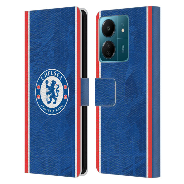 Chelsea Football Club 2025/26 Kit Home Leather Book Wallet Case Cover For Xiaomi Redmi 13C 4G