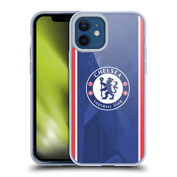 Chelsea Football Club 2025/26 Kit Home Soft Gel Case for Apple iPhone 12 / iPhone 12 Pro