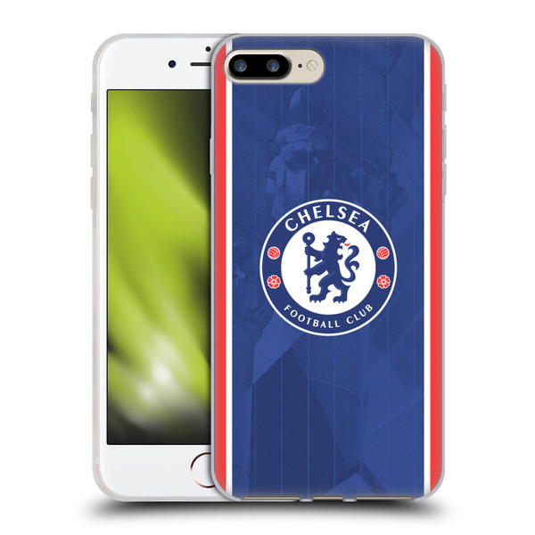 Chelsea Football Club 2025/26 Kit Home Soft Gel Case for Apple iPhone 7 Plus / iPhone 8 Plus Chelsea Football Club 2025/26 Kit Home Soft Gel Case for Apple iPhone 7 Plus / iPhone 8 Plus