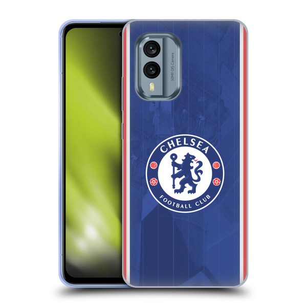 Chelsea Football Club 2025/26 Kit Home Soft Gel Case for Nokia X30 Chelsea Football Club 2025/26 Kit Home Soft Gel Case for Nokia X30