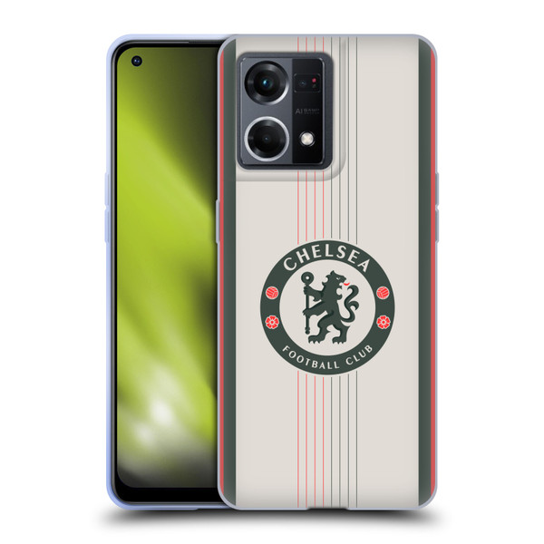 Chelsea Football Club 2025/26 Kit Away Soft Gel Case for OPPO Reno8 4G Chelsea Football Club 2025/26 Kit Away Soft Gel Case for OPPO Reno8 4G