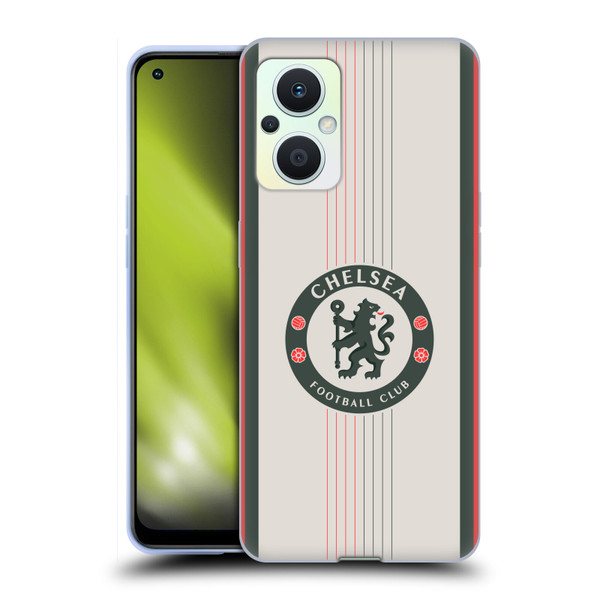 Chelsea Football Club 2025/26 Kit Away Soft Gel Case for OPPO Reno8 Lite Chelsea Football Club 2025/26 Kit Away Soft Gel Case for OPPO Reno8 Lite
