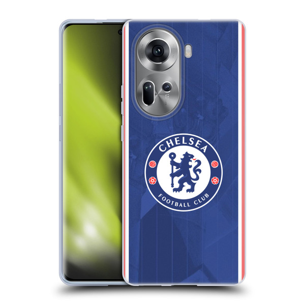 Chelsea Football Club 2025/26 Kit Home Soft Gel Case for OPPO Reno11