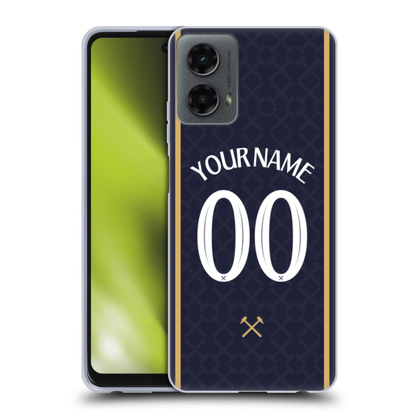 Custom Customised Personalised West Ham United FC 2025/26 Kit Third Soft Gel Case for Motorola Moto G (2024) Custom Customised Personalised West Ham United FC 2025/26 Kit Third Soft Gel Case for Motorola Moto G (2024)