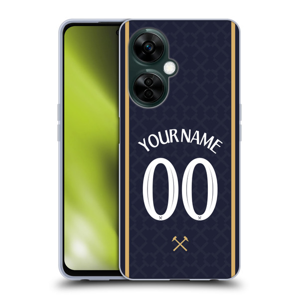 Custom Customised Personalised West Ham United FC 2025/26 Kit Third Soft Gel Case for OnePlus Nord N30 Custom Customised Personalised West Ham United FC 2025/26 Kit Third Soft Gel Case for OnePlus Nord N30
