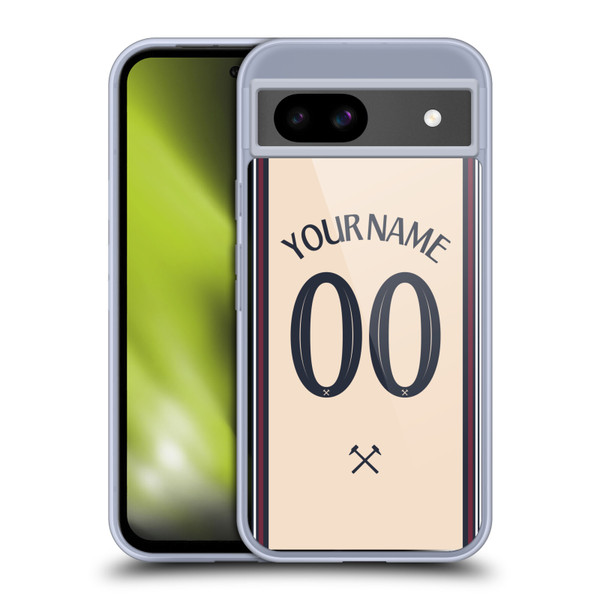 Custom Customised Personalised West Ham United FC 2025/26 Kit Away Soft Gel Case for Google Pixel 8a Custom Customised Personalised West Ham United FC 2025/26 Kit Away Soft Gel Case for Google Pixel 8a