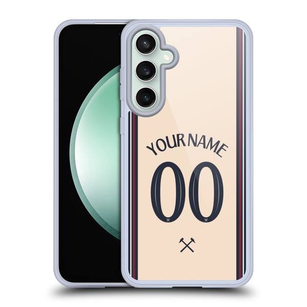 Custom Customised Personalised West Ham United FC 2025/26 Kit Away Soft Gel Case for Samsung Galaxy S23 FE 5G Custom Customised Personalised West Ham United FC 2025/26 Kit Away Soft Gel Case for Samsung Galaxy S23 FE 5G