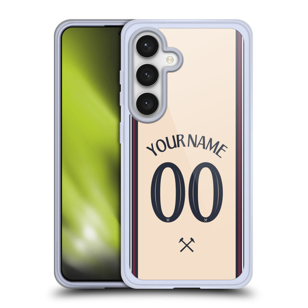 Custom Customised Personalised West Ham United FC 2025/26 Kit Away Soft Gel Case for Samsung Galaxy S24 5G Custom Customised Personalised West Ham United FC 2025/26 Kit Away Soft Gel Case for Samsung Galaxy S24 5G