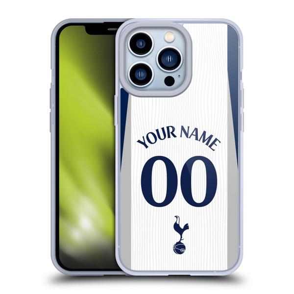Custom Customised Personalised Tottenham Hotspur F.C. 2025/26 Badge Kit Home Soft Gel Case for Apple iPhone 13 Pro Custom Customised Personalised Tottenham Hotspur F.C. 2025/26 Badge Kit Home Soft Gel Case for Apple iPhone 13 Pro