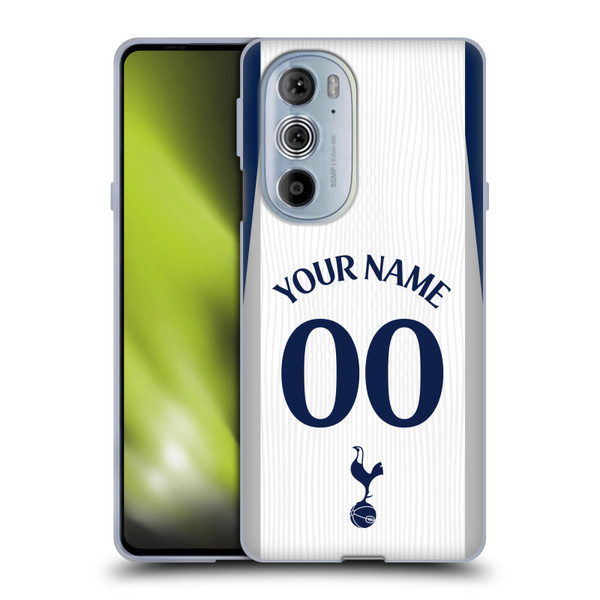 Custom Customised Personalised Tottenham Hotspur F.C. 2025/26 Badge Kit Home Soft Gel Case for Motorola Edge X30 Custom Customised Personalised Tottenham Hotspur F.C. 2025/26 Badge Kit Home Soft Gel Case for Motorola Edge X30