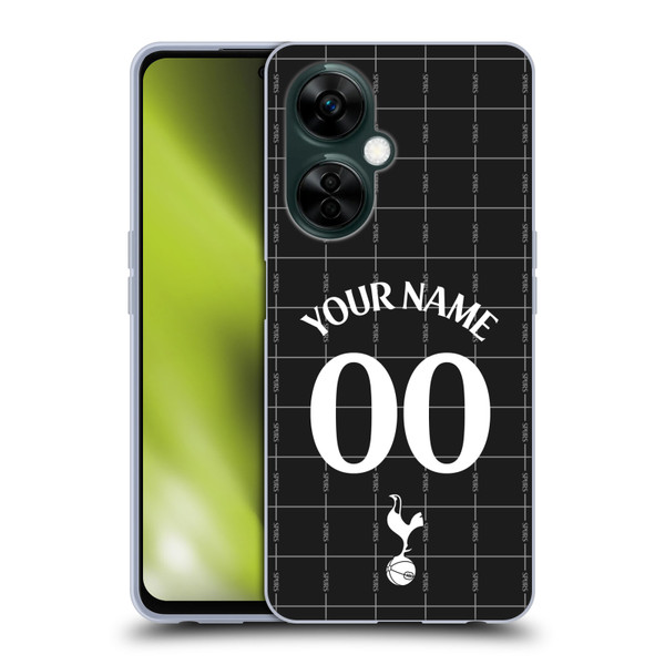 Custom Customised Personalised Tottenham Hotspur F.C. 2025/26 Badge Kit Away Soft Gel Case for OnePlus Nord N30