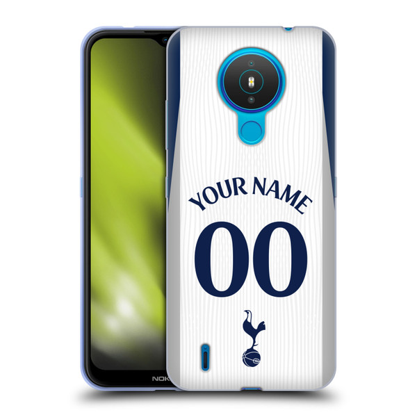 Custom Customised Personalised Tottenham Hotspur F.C. 2025/26 Badge Kit Home Soft Gel Case for Nokia 1.4 Custom Customised Personalised Tottenham Hotspur F.C. 2025/26 Badge Kit Home Soft Gel Case for Nokia 1.4