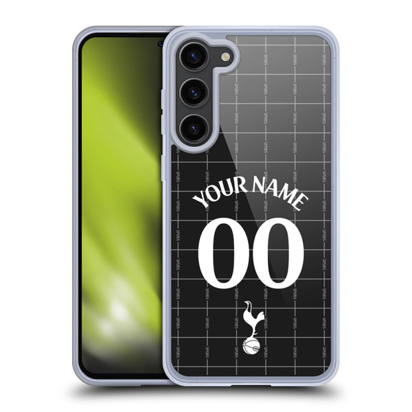 Custom Customised Personalised Tottenham Hotspur F.C. 2025/26 Badge Kit Away Soft Gel Case for Samsung Galaxy S23+ 5G