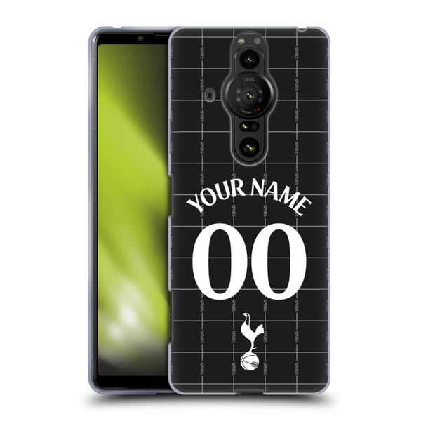 Custom Customised Personalised Tottenham Hotspur F.C. 2025/26 Badge Kit Away Soft Gel Case for Sony Xperia Pro-I