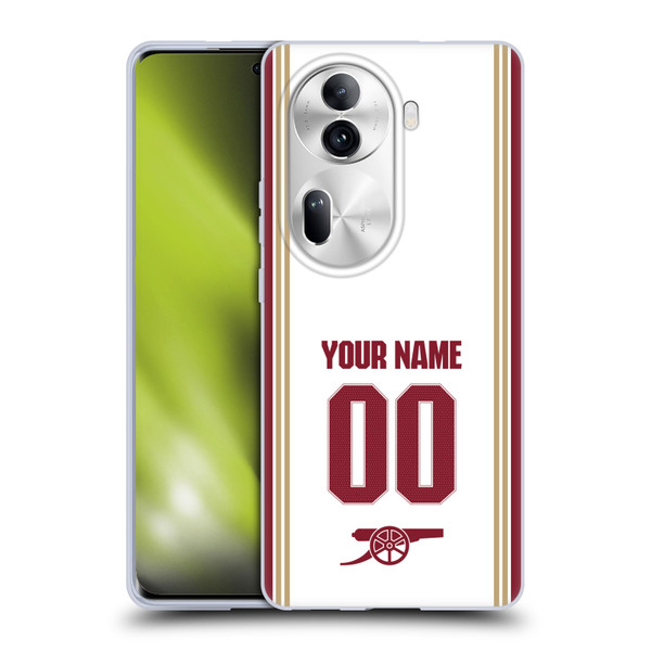 Custom Customised Personalised Arsenal FC 2025/26 Kit Third Soft Gel Case for OPPO Reno11 Pro Custom Customised Personalised Arsenal FC 2025/26 Kit Third Soft Gel Case for OPPO Reno11 Pro