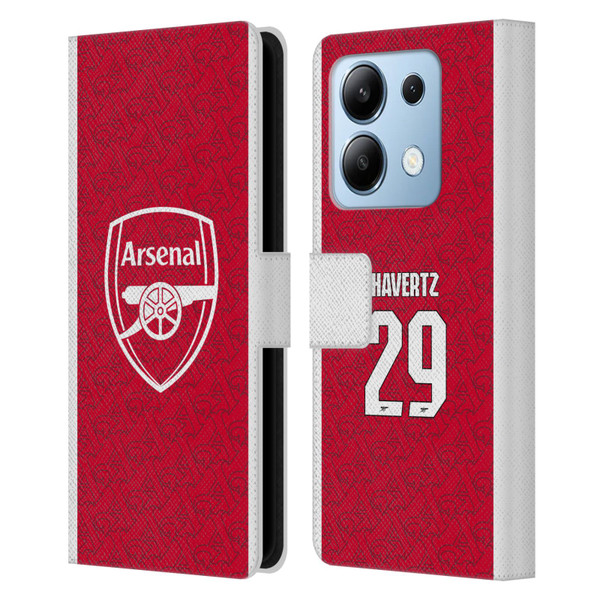 Arsenal FC 2025/26 Players Home Kit Kai Havertz Leather Book Wallet Case Cover For Xiaomi Redmi Note 13/13 Pro 5G Arsenal FC 2025/26 Players Home Kit Kai Havertz Leather Book Wallet Case Cover For Xiaomi Redmi Note 13/13 Pro 5G