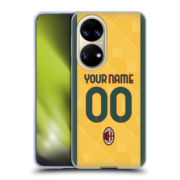 Custom Customised Personalised AC Milan 2024/25 Kit Third Soft Gel Case for Huawei P50