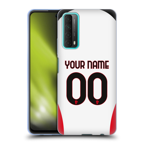 Custom Customised Personalised AC Milan 2024/25 Kit Away Soft Gel Case for Huawei P Smart (2021)