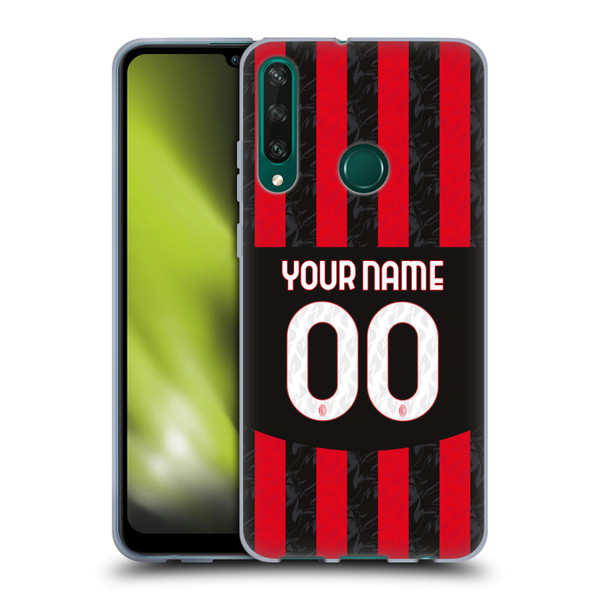 Custom Customised Personalised AC Milan 2024/25 Kit Home Soft Gel Case for Huawei Y6p Custom Customised Personalised AC Milan 2024/25 Kit Home Soft Gel Case for Huawei Y6p