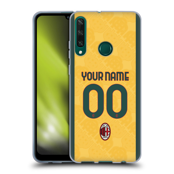 Custom Customised Personalised AC Milan 2024/25 Kit Third Soft Gel Case for Huawei Y6p