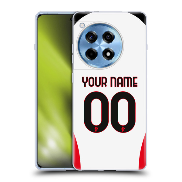 Custom Customised Personalised AC Milan 2024/25 Kit Away Soft Gel Case for OnePlus 12R