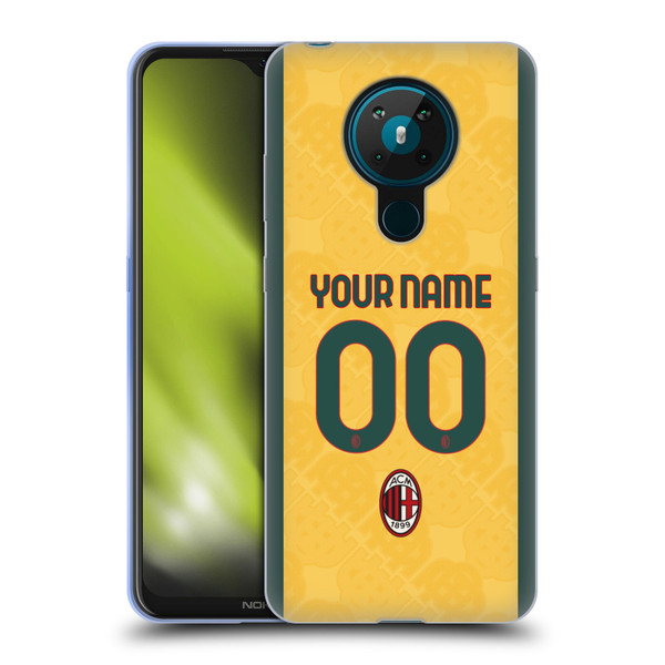 Custom Customised Personalised AC Milan 2024/25 Kit Third Soft Gel Case for Nokia 5.3