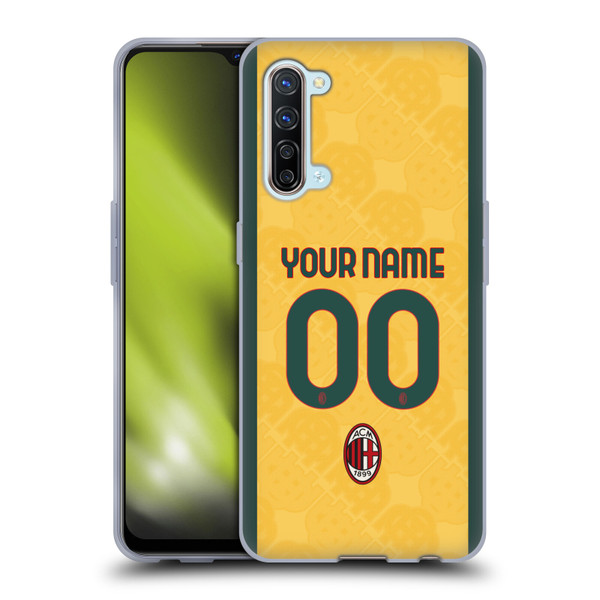 Custom Customised Personalised AC Milan 2024/25 Kit Third Soft Gel Case for OPPO Find X2 Lite 5G