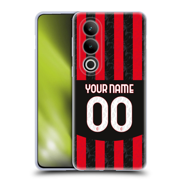 Custom Customised Personalised AC Milan 2024/25 Kit Home Soft Gel Case for OPPO OnePlus Ace 3V 5G