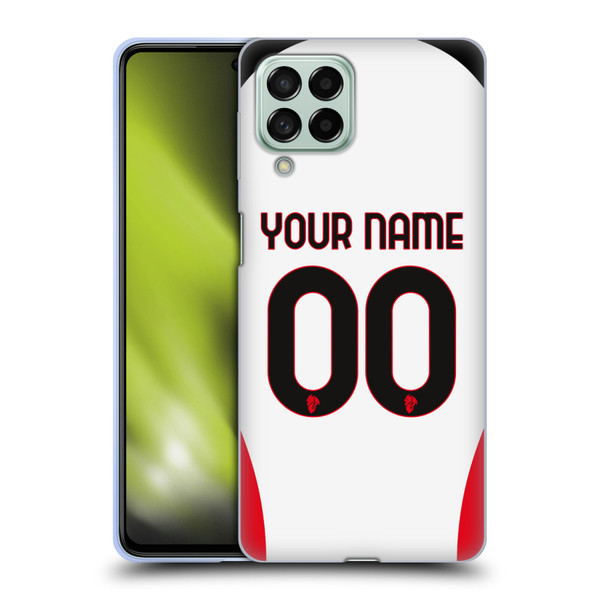 Custom Customised Personalised AC Milan 2024/25 Kit Away Soft Gel Case for Samsung Galaxy M53 (2022) Custom Customised Personalised AC Milan 2024/25 Kit Away Soft Gel Case for Samsung Galaxy M53 (2022)