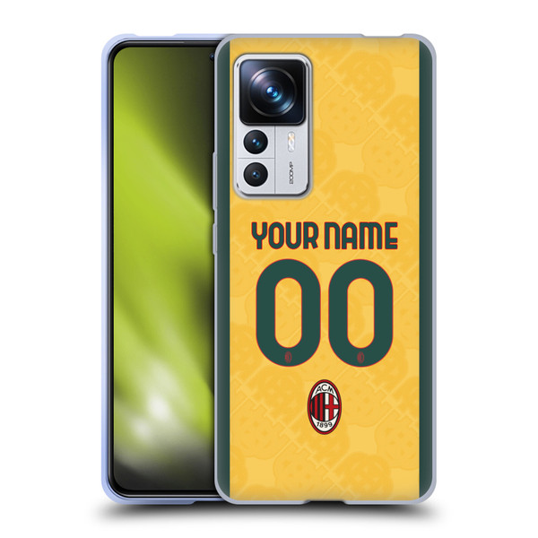 Custom Customised Personalised AC Milan 2024/25 Kit Third Soft Gel Case for Xiaomi 12T Pro