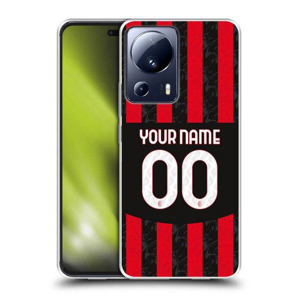 Custom Customised Personalised AC Milan 2024/25 Kit Home Soft Gel Case for Xiaomi 13 Lite 5G Custom Customised Personalised AC Milan 2024/25 Kit Home Soft Gel Case for Xiaomi 13 Lite 5G