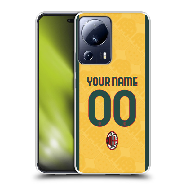 Custom Customised Personalised AC Milan 2024/25 Kit Third Soft Gel Case for Xiaomi 13 Lite 5G