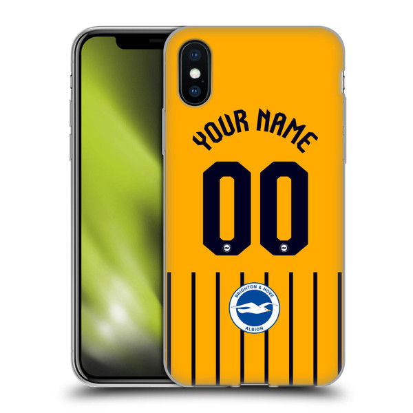 Brighton & Hove Albion F.C Custom 2025/26 Badge Kit Third Soft Gel Case for Apple iPhone X / iPhone XS Brighton & Hove Albion F.C Custom 2025/26 Badge Kit Third Soft Gel Case for Apple iPhone X / iPhone XS