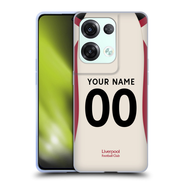 Custom Customised Personalised Liverpool Football Club 2025/26 Kit Away Soft Gel Case for OPPO Reno8 Pro Custom Customised Personalised Liverpool Football Club 2025/26 Kit Away Soft Gel Case for OPPO Reno8 Pro