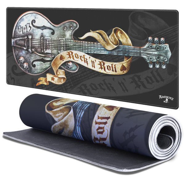Alchemy Gothic Gothic Art Rock'it 56 Guitar Gaming Office Desk PC Keyboard Mouse Mat Pad - XL Alchemy Gothic Gothic Art Rock'it 56 Guitar Gaming Office Desk PC Keyboard Mouse Mat Pad - XL