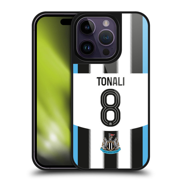 Newcastle United Football Club 2025/26 Players Home Kit 1st Group Sandro Tonali Gel Armour Case For Apple iPhone 14 Pro Newcastle United Football Club 2025/26 Players Home Kit 1st Group Sandro Tonali Gel Armour Case For Apple iPhone 14 Pro