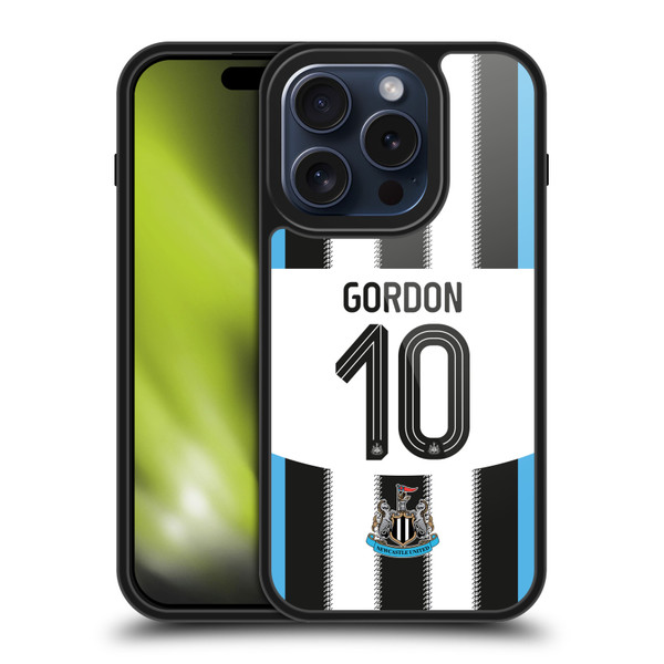 Newcastle United Football Club 2025/26 Players Home Kit 1st Group Anthony Gordon Gel Armour Case For Apple iPhone 15 Pro Newcastle United Football Club 2025/26 Players Home Kit 1st Group Anthony Gordon Gel Armour Case For Apple iPhone 15 Pro