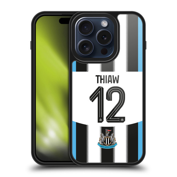 Newcastle United Football Club 2025/26 Players Home Kit 1st Group Malick Thiaw Gel Armour Case For Apple iPhone 15 Pro Newcastle United Football Club 2025/26 Players Home Kit 1st Group Malick Thiaw Gel Armour Case For Apple iPhone 15 Pro