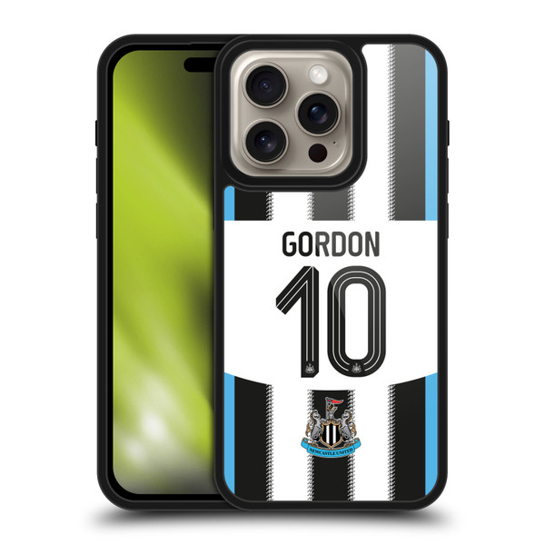 Newcastle United Football Club 2025/26 Players Home Kit 1st Group Anthony Gordon Gel Armour Case For Apple iPhone 16 Pro Newcastle United Football Club 2025/26 Players Home Kit 1st Group Anthony Gordon Gel Armour Case For Apple iPhone 16 Pro