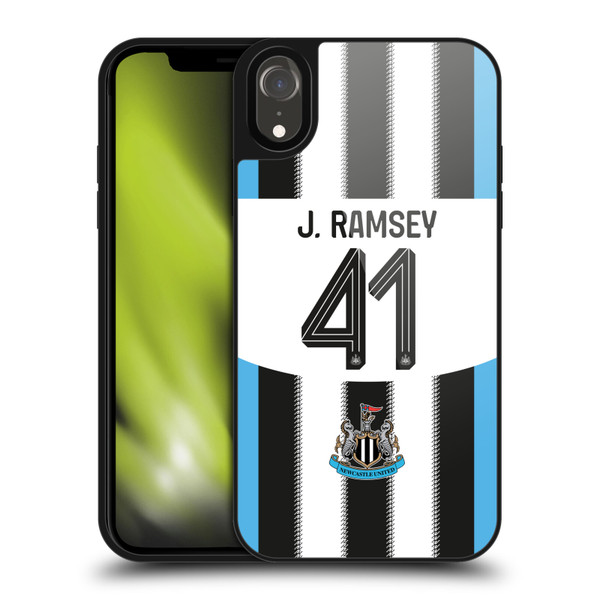 Newcastle United Football Club 2025/26 Players Home Kit 1st Group Jacob Ramsey Gel Armour Case For Apple iPhone XR Newcastle United Football Club 2025/26 Players Home Kit 1st Group Jacob Ramsey Gel Armour Case For Apple iPhone XR