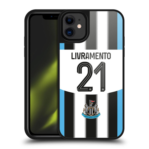 Newcastle United Football Club 2025/26 Players Home Kit 2nd Group Valentino Livramento Gel Armour Case For Apple iPhone 11 Newcastle United Football Club 2025/26 Players Home Kit 2nd Group Valentino Livramento Gel Armour Case For Apple iPhone 11