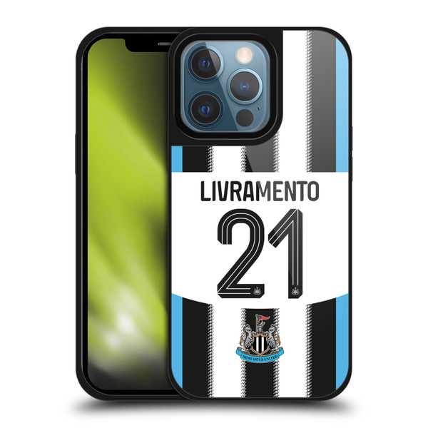 Newcastle United Football Club 2025/26 Players Home Kit 2nd Group Valentino Livramento Gel Armour Case For Apple iPhone 13 Pro Newcastle United Football Club 2025/26 Players Home Kit 2nd Group Valentino Livramento Gel Armour Case For Apple iPhone 13 Pro